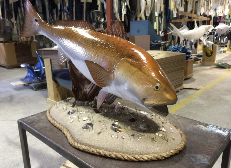 Redfish mount on custom base setting Redfish mount on custom base